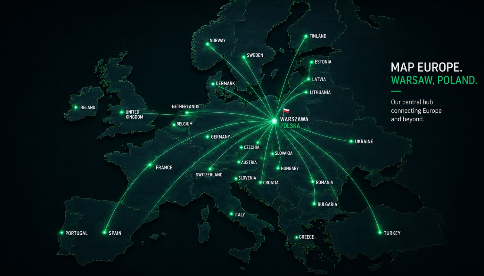Logitron European Network, Warsaw, Poland hub